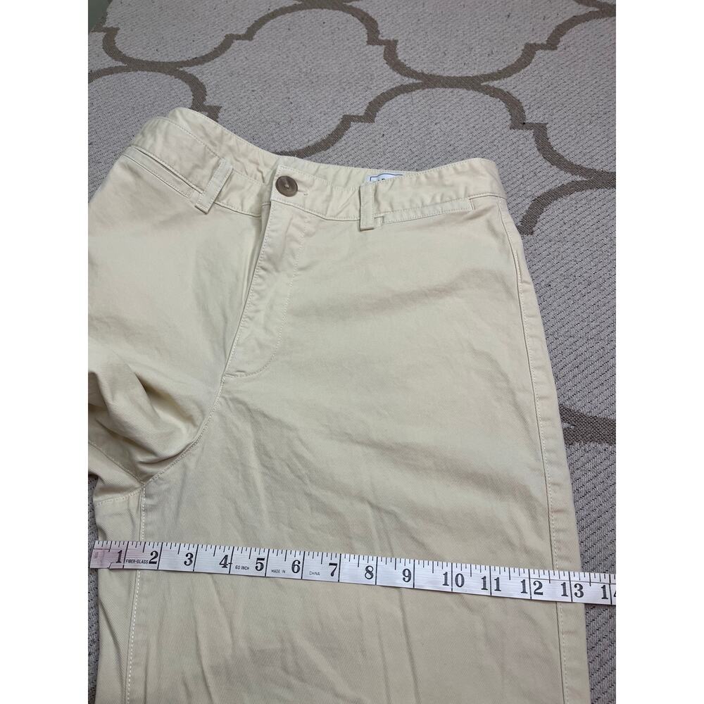 GAP High Rise Stride Ankle Pants Light Cream Straight Wide Leg Stretch, Size 14 - Picture 11 of 11